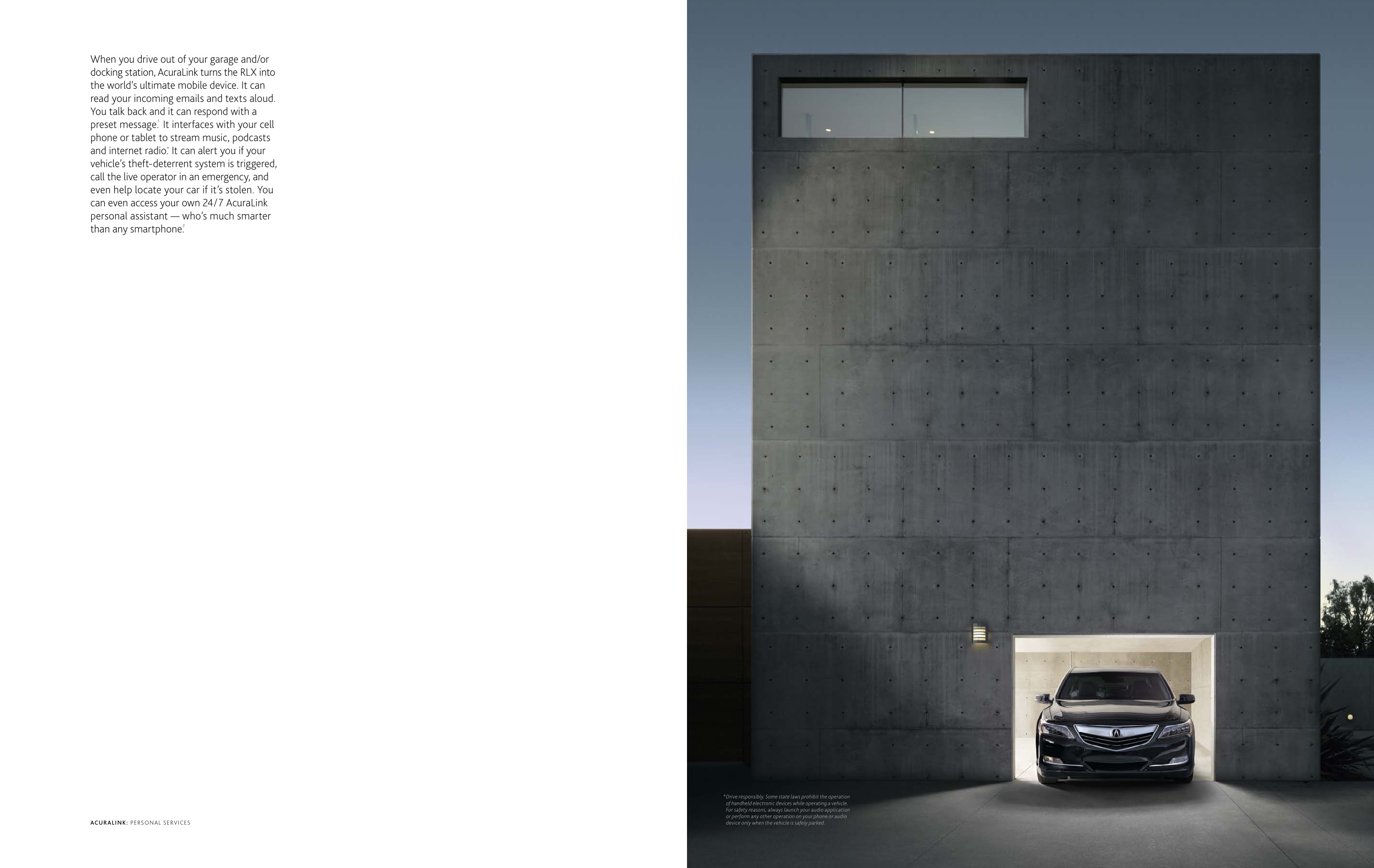 2014 Acura RLX Brochure Page 8
